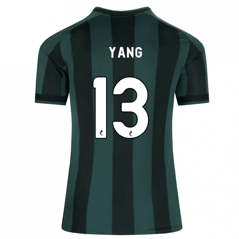 Danxen Børn Hyun-Jun Yang #13 Mørk Skifergrå Sort Udebane Spillertrøjer 2026/27 Trøje T-Shirt