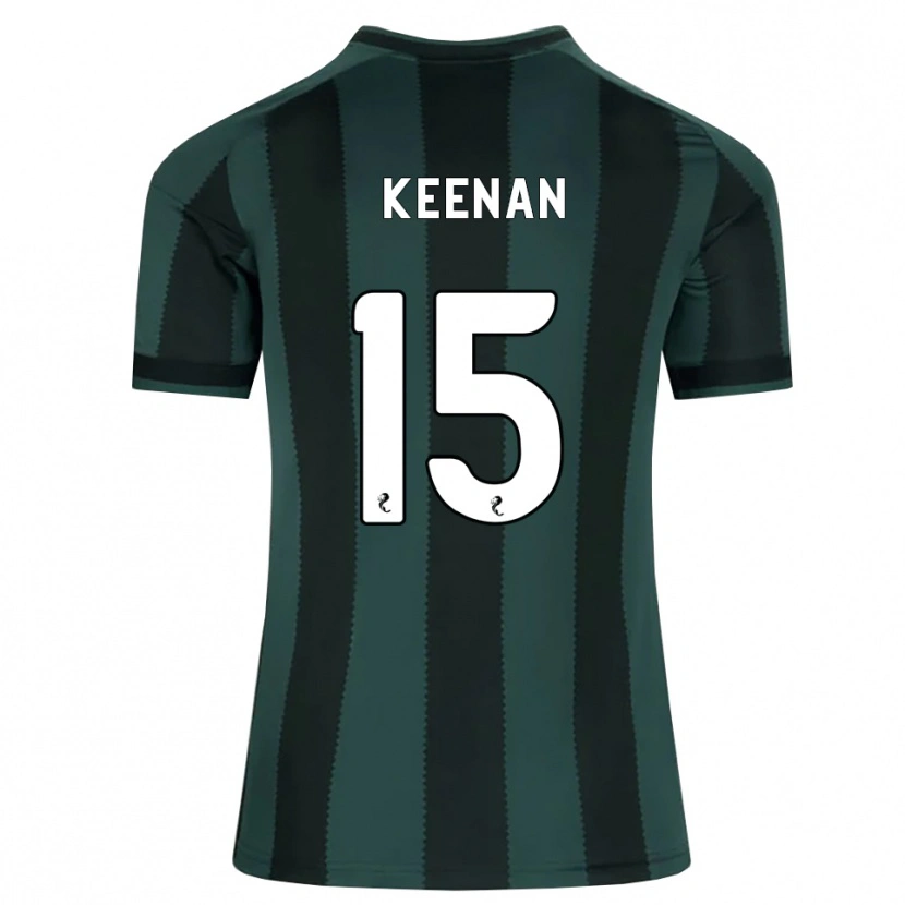 Danxen Børn Calvin Keenan #15 Mørk Skifergrå Sort Udebane Spillertrøjer 2026/27 Trøje T-Shirt