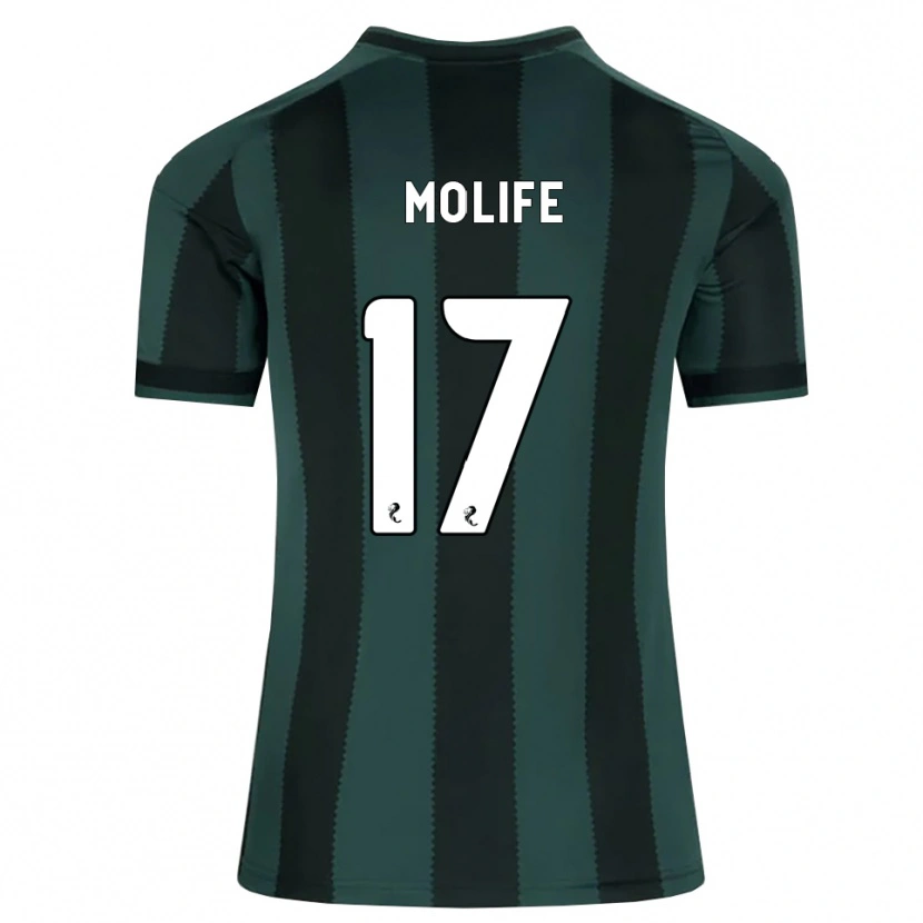 Danxen Børn Ezekiel Molife #17 Mørk Skifergrå Sort Udebane Spillertrøjer 2026/27 Trøje T-Shirt