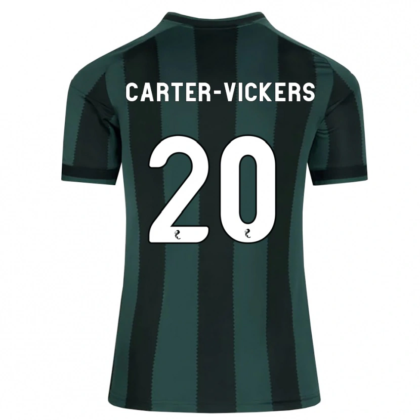 Danxen Børn Cameron Carter-Vickers #20 Mørk Skifergrå Sort Udebane Spillertrøjer 2026/27 Trøje T-Shirt