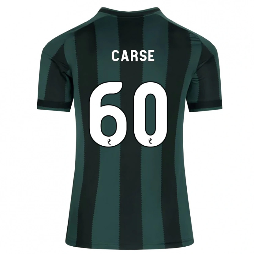 Danxen Børn Mackenzie Carse #60 Mørk Skifergrå Sort Udebane Spillertrøjer 2026/27 Trøje T-Shirt