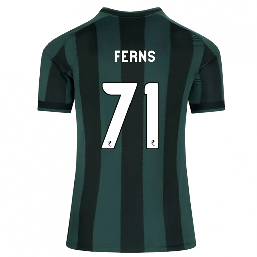 Danxen Børn Abbie Ferns #71 Mørk Skifergrå Sort Udebane Spillertrøjer 2026/27 Trøje T-Shirt