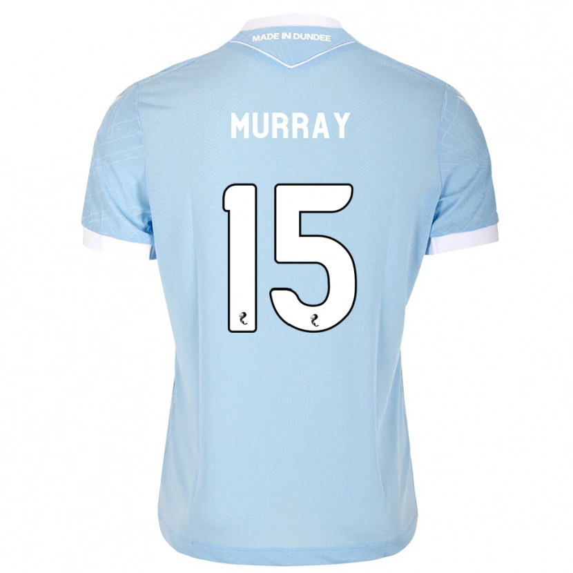 Danxen Børn Simon Murray #15 Lys Himmelblå Hvid Udebane Spillertrøjer 2026/27 Trøje T-Shirt