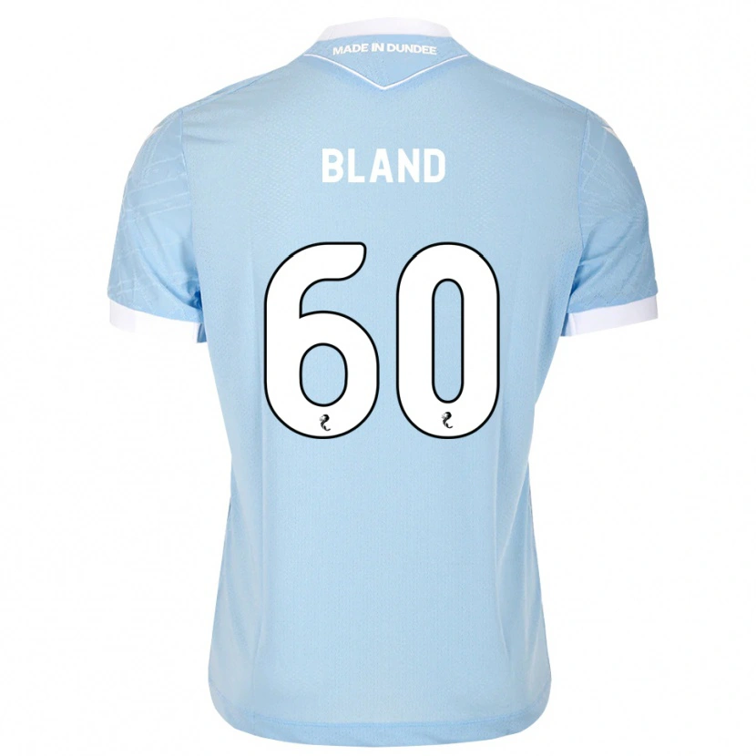 Danxen Børn Ryan Bland #60 Lys Himmelblå Hvid Udebane Spillertrøjer 2026/27 Trøje T-Shirt