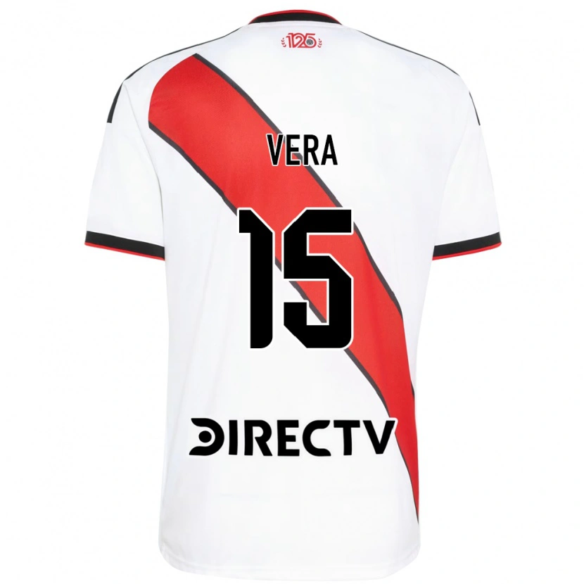 Danxen Mænd Fausto Vera #15 Rød Hvid Sort Hjemmebane Spillertrøjer 2026/27 Trøje T-Shirt