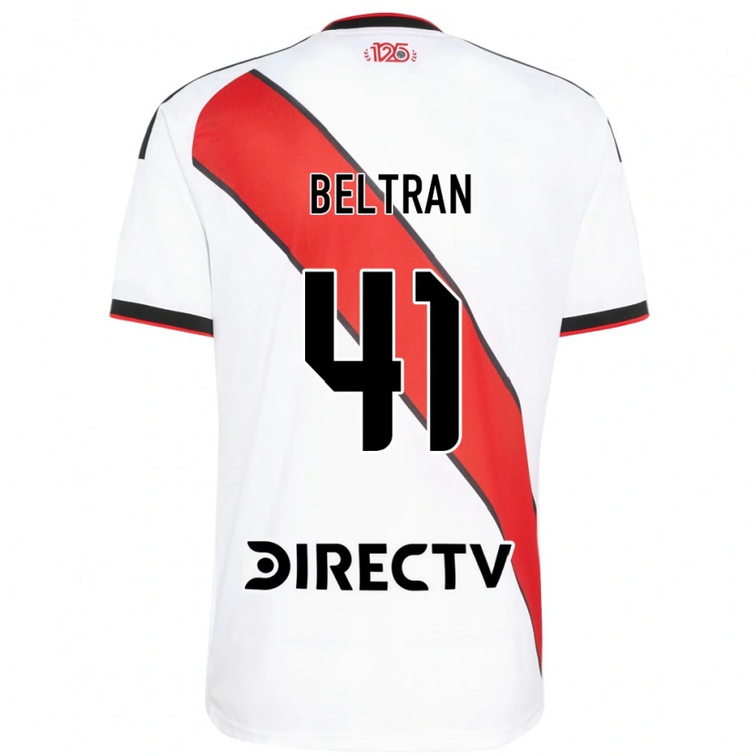 Danxen Mænd Santiago Beltrán #41 Rød Hvid Sort Hjemmebane Spillertrøjer 2026/27 Trøje T-Shirt