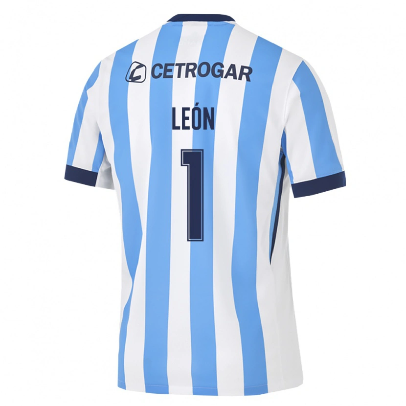 Danxen Mænd Roberto Leon #1 Lyseblå Hvid Sort Hjemmebane Spillertrøjer 2026/27 Trøje T-Shirt
