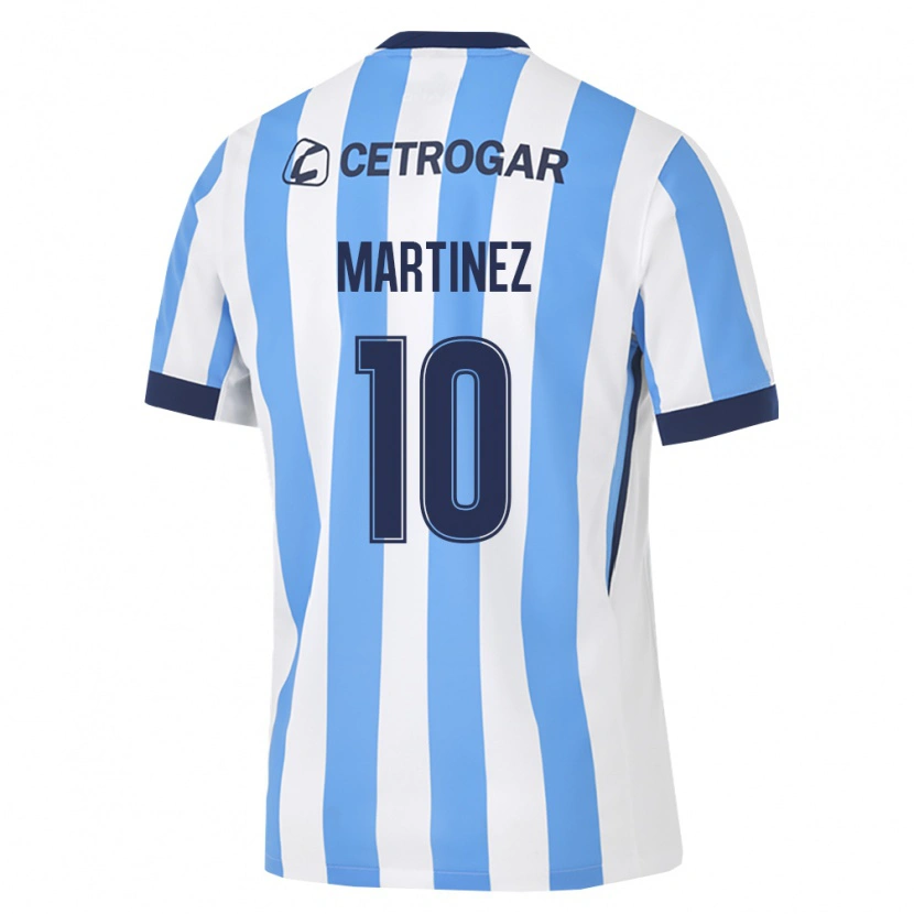 Danxen Mænd Roger Martinez #10 Lyseblå Hvid Sort Hjemmebane Spillertrøjer 2026/27 Trøje T-Shirt