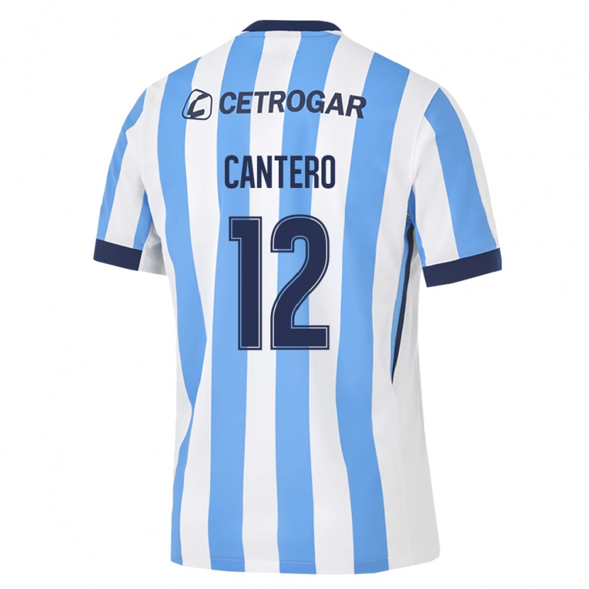 Danxen Mænd Milton Cantero #12 Lyseblå Hvid Sort Hjemmebane Spillertrøjer 2026/27 Trøje T-Shirt