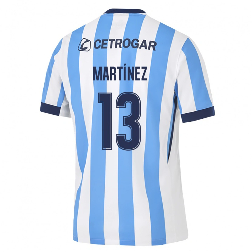 Danxen Mænd Mateo Martínez #13 Lyseblå Hvid Sort Hjemmebane Spillertrøjer 2026/27 Trøje T-Shirt