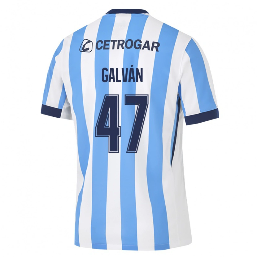 Danxen Mænd Ignacio Galvan #47 Lyseblå Hvid Sort Hjemmebane Spillertrøjer 2026/27 Trøje T-Shirt