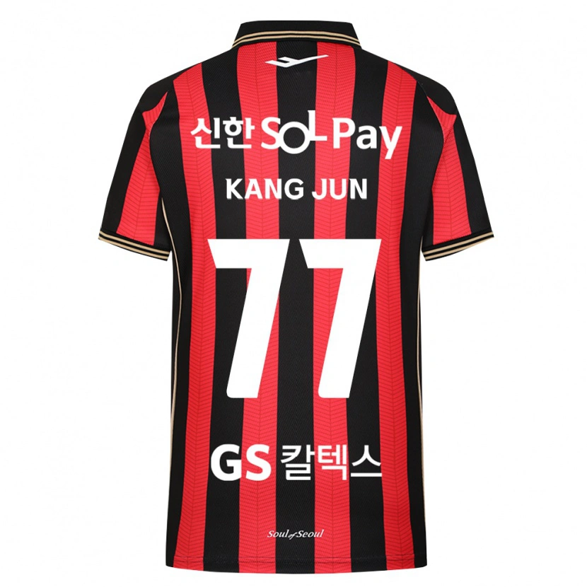 Danxen Mænd Kang-Jun Kim #77 Rød Hvid Sort Hjemmebane Spillertrøjer 2026/27 Trøje T-Shirt