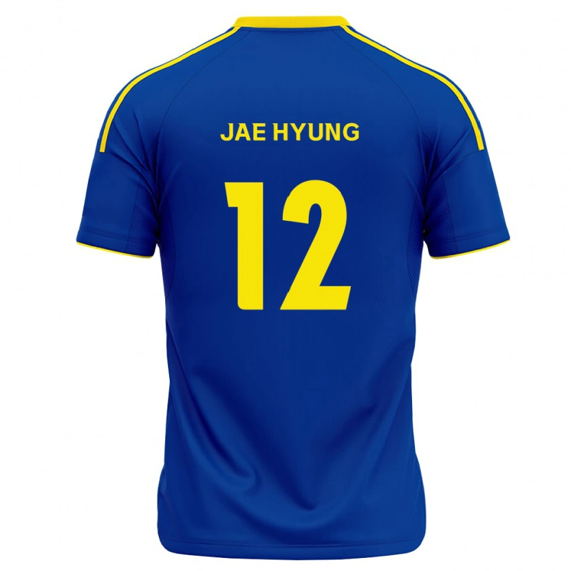 Danxen Mænd Jae-Hyung Lee #12 Kongelig Blå Gul Hjemmebane Spillertrøjer 2026/27 Trøje T-Shirt