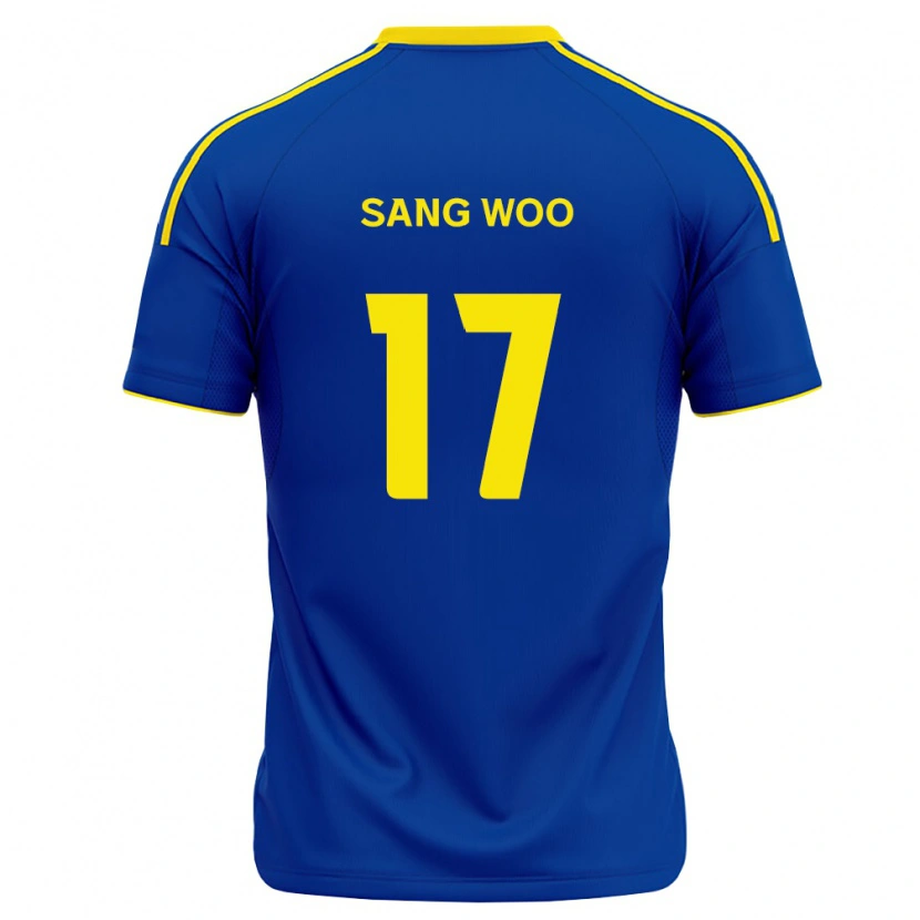 Danxen Mænd Sang-Woo Kang #17 Kongelig Blå Gul Hjemmebane Spillertrøjer 2026/27 Trøje T-Shirt