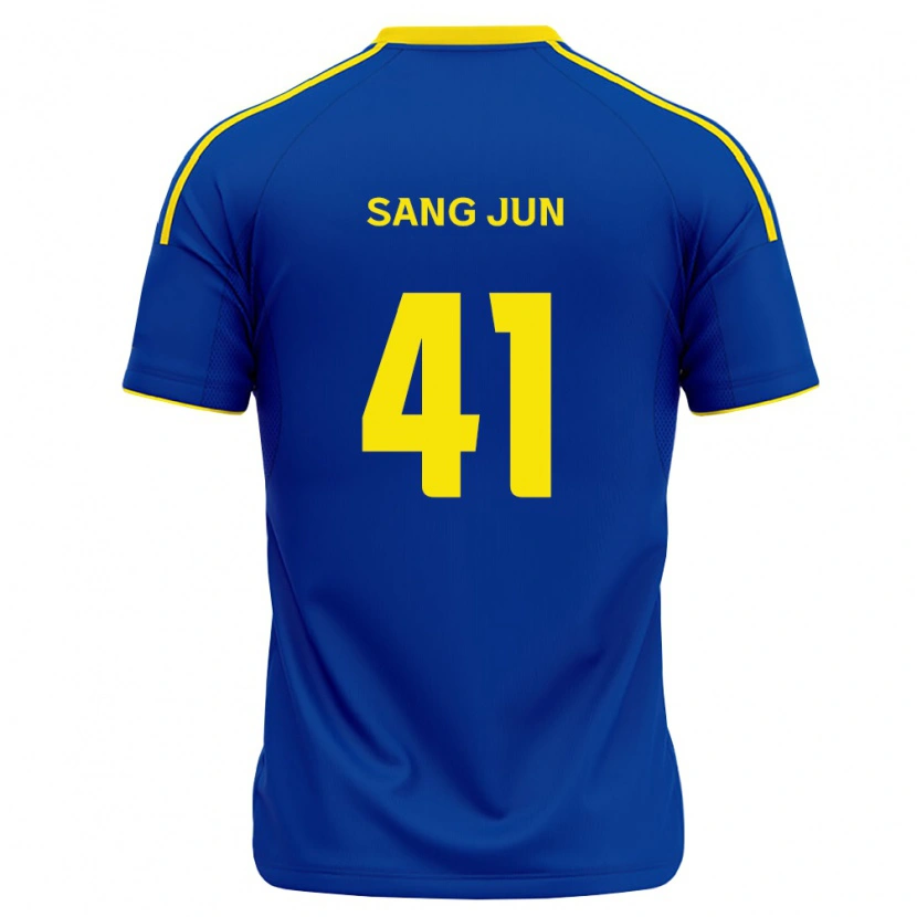 Danxen Mænd Sang-Jun Park #41 Kongelig Blå Gul Hjemmebane Spillertrøjer 2026/27 Trøje T-Shirt