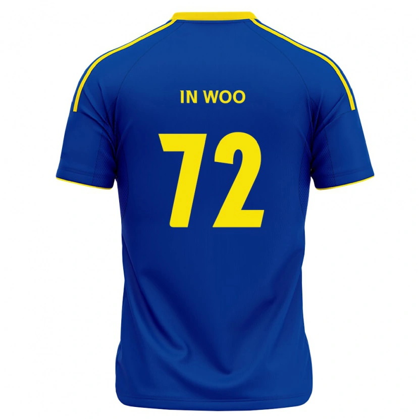 Danxen Mænd In-Woo Back #72 Kongelig Blå Gul Hjemmebane Spillertrøjer 2026/27 Trøje T-Shirt