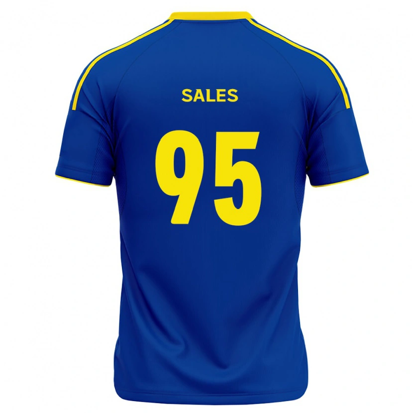 Danxen Mænd Matheus Sales #95 Kongelig Blå Gul Hjemmebane Spillertrøjer 2026/27 Trøje T-Shirt
