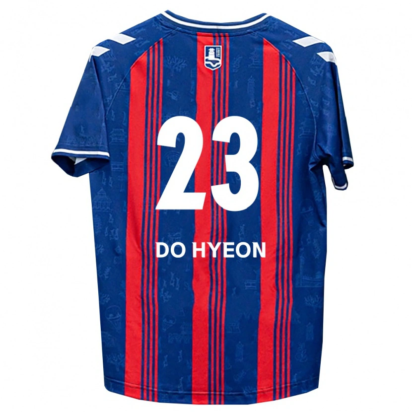 Danxen Mænd Do-Hyeon Yeom #23 Blå Rød Hvid Hjemmebane Spillertrøjer 2026/27 Trøje T-Shirt