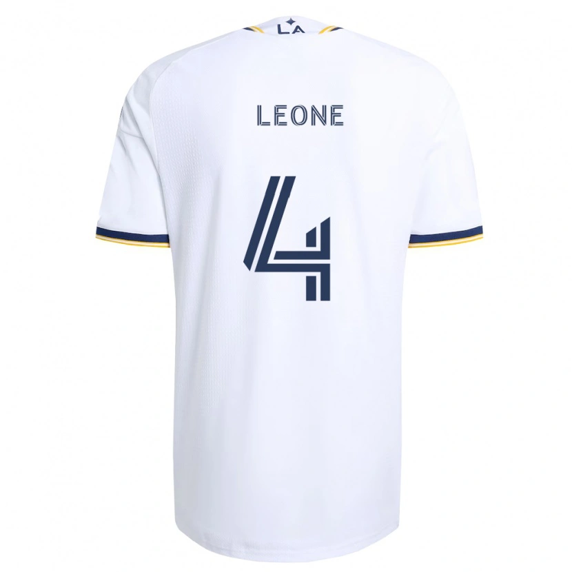 Danxen Mænd Matthew Leone #4 Blå Gul Og Hvid Hjemmebane Spillertrøjer 2026/27 Trøje T-Shirt