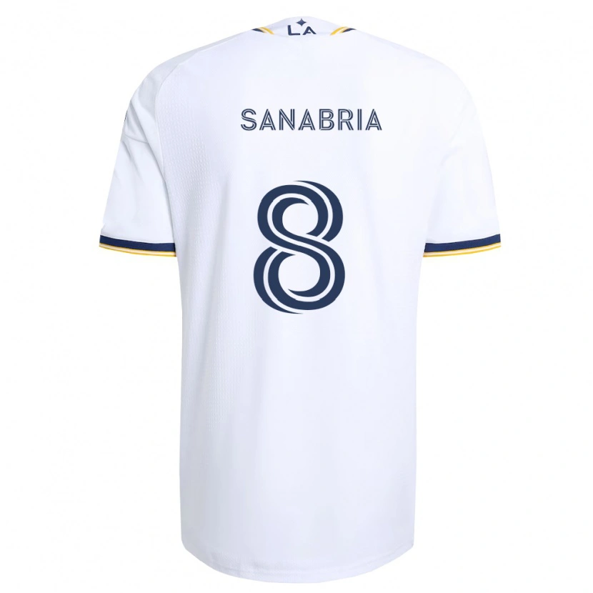 Danxen Mænd Lucas Sanabria #8 Blå Gul Og Hvid Hjemmebane Spillertrøjer 2026/27 Trøje T-Shirt