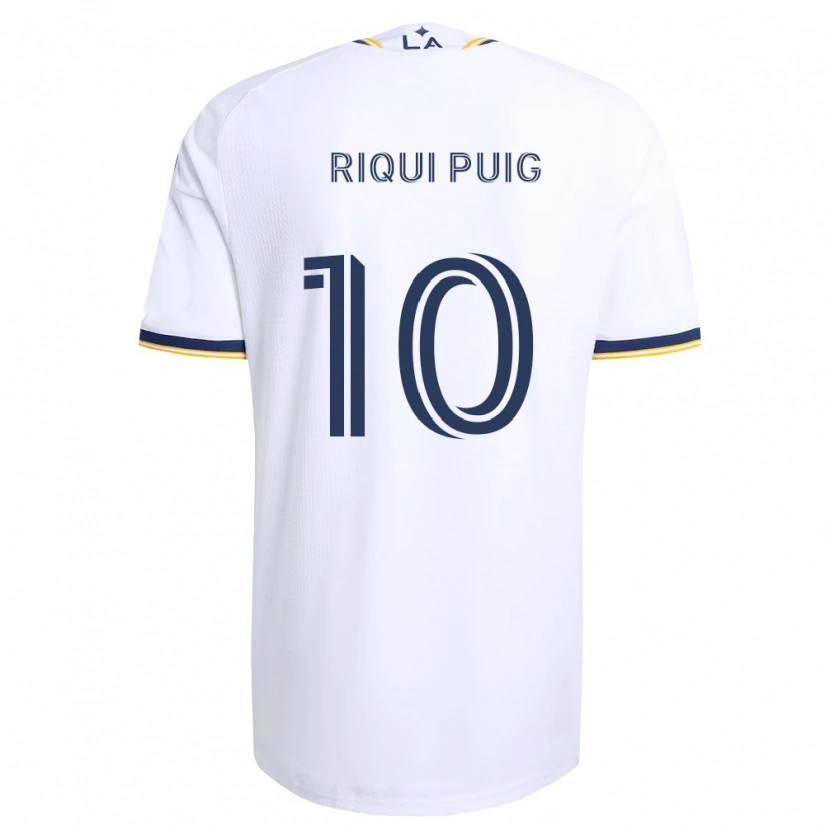 Danxen Mænd Riqui Puig #10 Blå Gul Og Hvid Hjemmebane Spillertrøjer 2026/27 Trøje T-Shirt