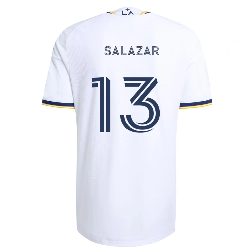 Danxen Mænd Giovanni Salazar #13 Blå Gul Og Hvid Hjemmebane Spillertrøjer 2026/27 Trøje T-Shirt