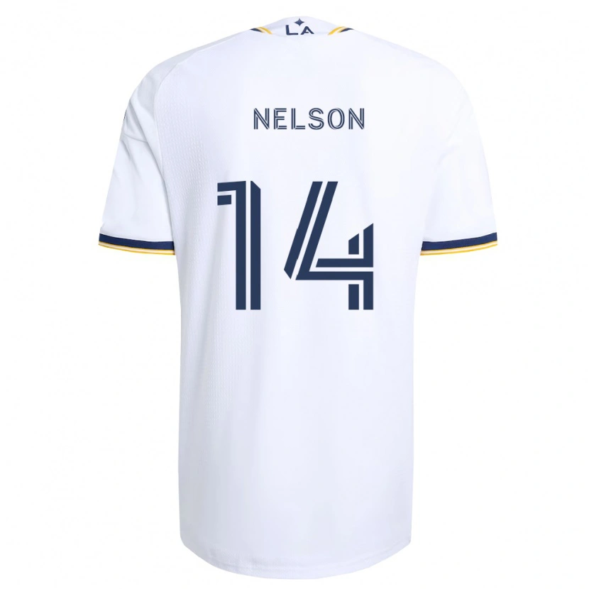 Danxen Mænd John Nelson #14 Blå Gul Og Hvid Hjemmebane Spillertrøjer 2026/27 Trøje T-Shirt