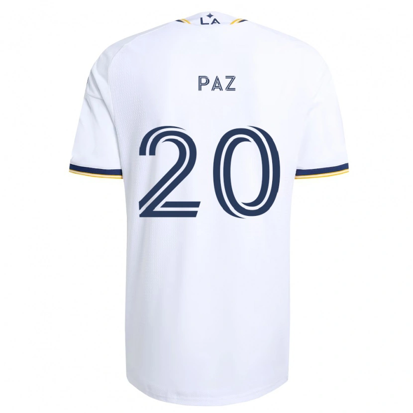 Danxen Mænd Jaiden Paz #20 Blå Gul Og Hvid Hjemmebane Spillertrøjer 2026/27 Trøje T-Shirt