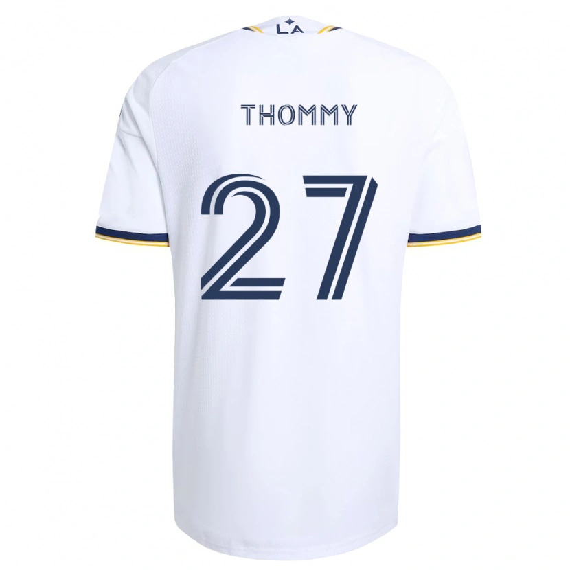 Danxen Mænd Erik Thommy #27 Blå Gul Og Hvid Hjemmebane Spillertrøjer 2026/27 Trøje T-Shirt