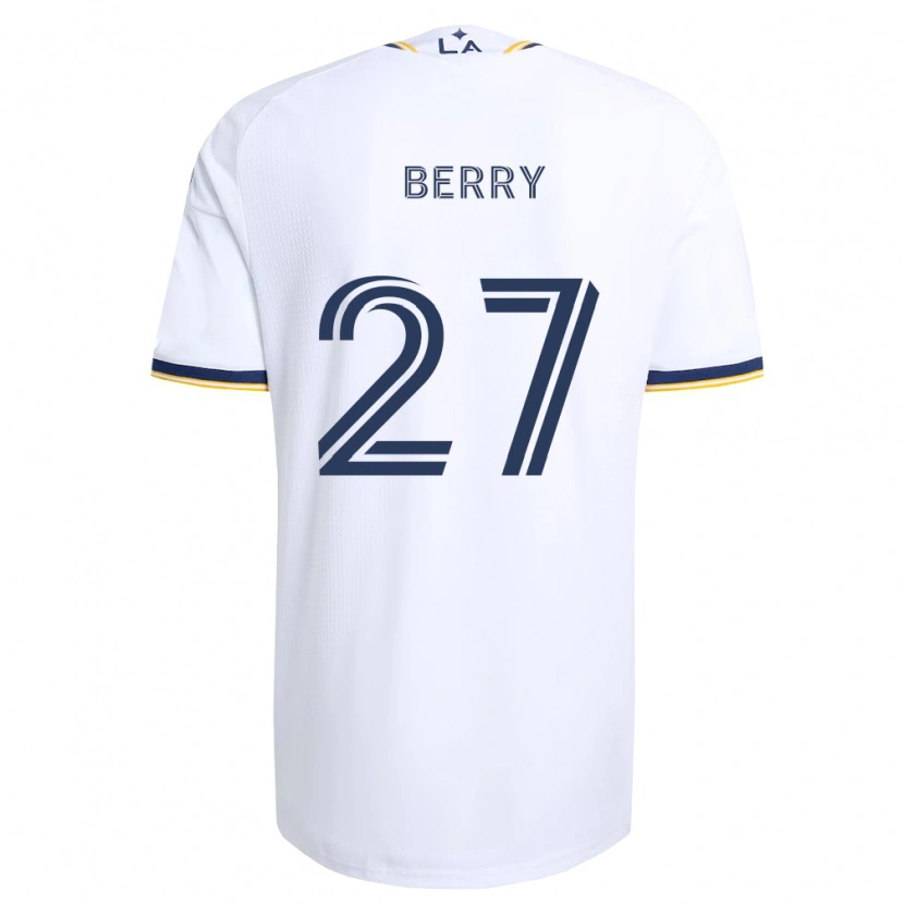 Danxen Mænd Miguel Berry #27 Blå Gul Og Hvid Hjemmebane Spillertrøjer 2026/27 Trøje T-Shirt