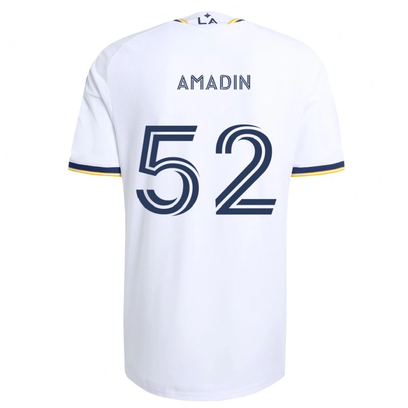 Danxen Mænd Elijah Amadin #52 Blå Gul Og Hvid Hjemmebane Spillertrøjer 2026/27 Trøje T-Shirt