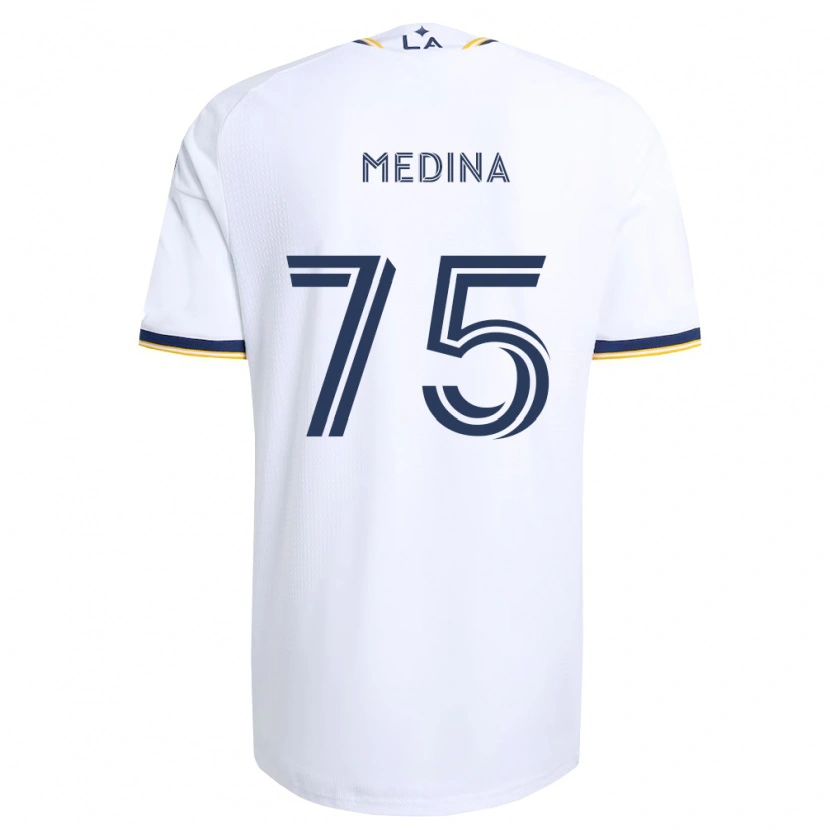Danxen Mænd Aaron Medina #75 Blå Gul Og Hvid Hjemmebane Spillertrøjer 2026/27 Trøje T-Shirt