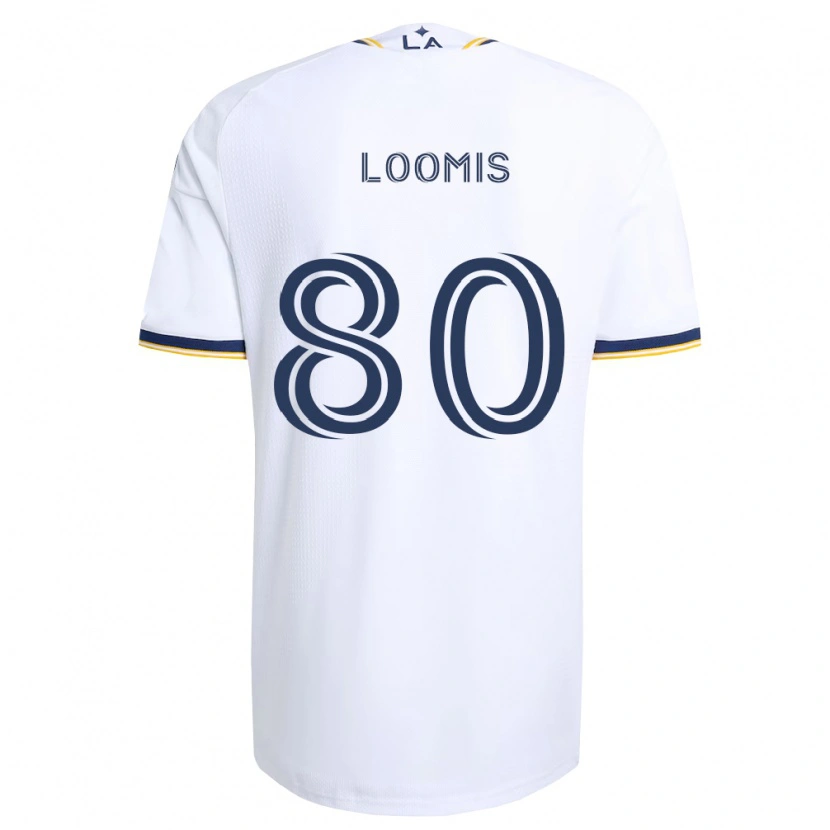 Danxen Mænd Ethan Loomis #80 Blå Gul Og Hvid Hjemmebane Spillertrøjer 2026/27 Trøje T-Shirt