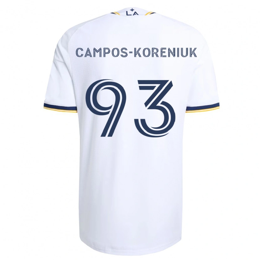 Danxen Mænd K Campos-Koreniuk #93 Blå Gul Og Hvid Hjemmebane Spillertrøjer 2026/27 Trøje T-Shirt