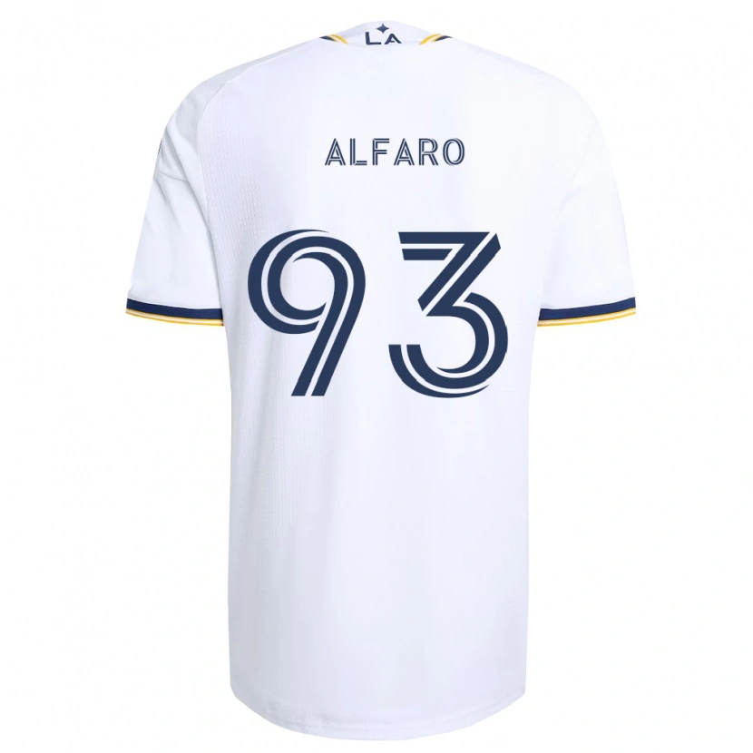 Danxen Mænd Tony Alfaro #93 Blå Gul Og Hvid Hjemmebane Spillertrøjer 2026/27 Trøje T-Shirt