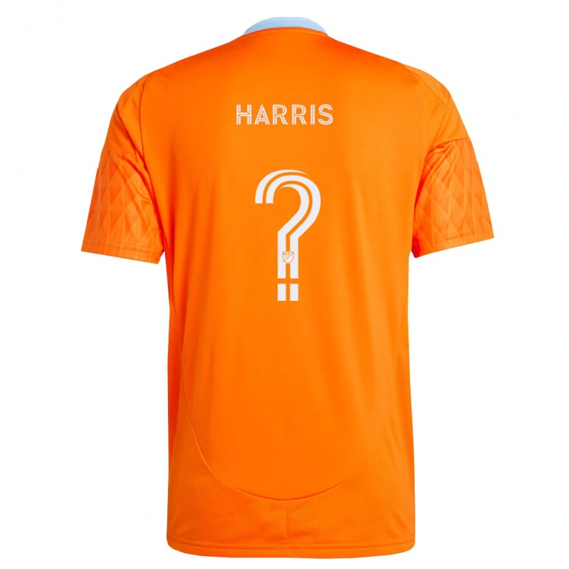 Danxen Mænd Micah Harris #0 Orange Hvid Hjemmebane Spillertrøjer 2026/27 Trøje T-Shirt