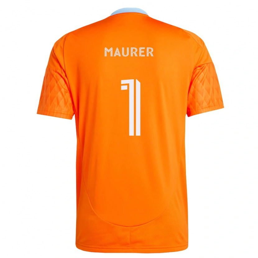 Danxen Mænd Jimmy Maurer #1 Orange Hvid Hjemmebane Spillertrøjer 2026/27 Trøje T-Shirt