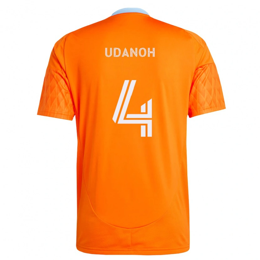Danxen Mænd Iffy Udanoh #4 Orange Hvid Hjemmebane Spillertrøjer 2026/27 Trøje T-Shirt