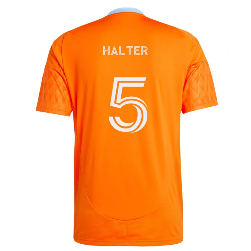 Danxen Mænd Lucas Halter #5 Orange Hvid Hjemmebane Spillertrøjer 2026/27 Trøje T-Shirt