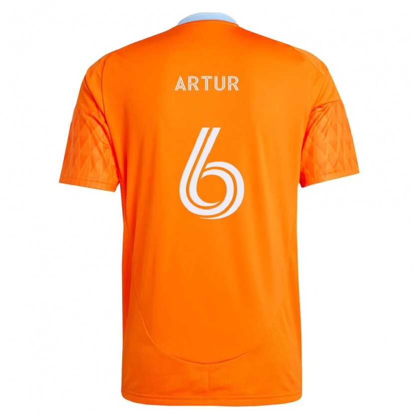 Danxen Mænd José Artur De Lima Júnior #6 Orange Hvid Hjemmebane Spillertrøjer 2026/27 Trøje T-Shirt
