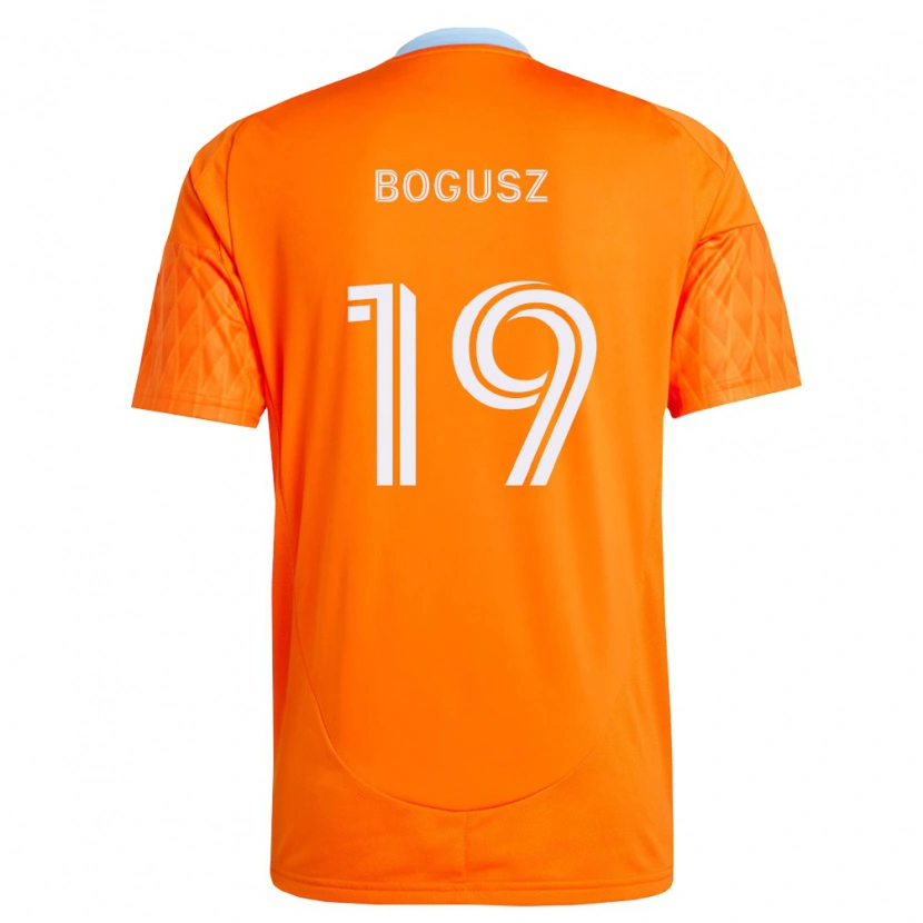 Danxen Mænd Mateusz Bogusz #19 Orange Hvid Hjemmebane Spillertrøjer 2026/27 Trøje T-Shirt