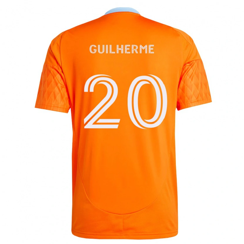 Danxen Mænd Guilherme Augusto Vieira Dos Santos #20 Orange Hvid Hjemmebane Spillertrøjer 2026/27 Trøje T-Shirt