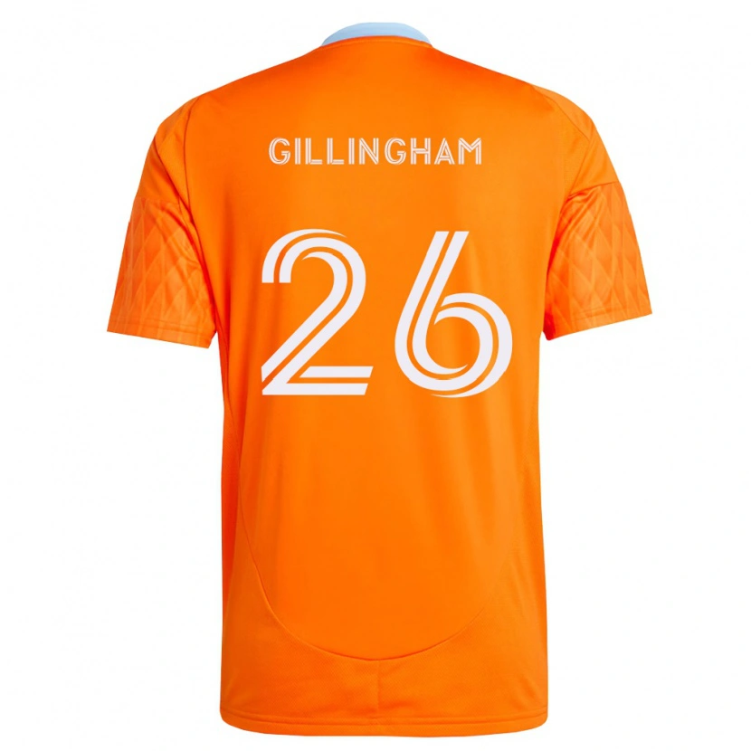 Danxen Mænd Blake Gillingham #26 Orange Hvid Hjemmebane Spillertrøjer 2026/27 Trøje T-Shirt