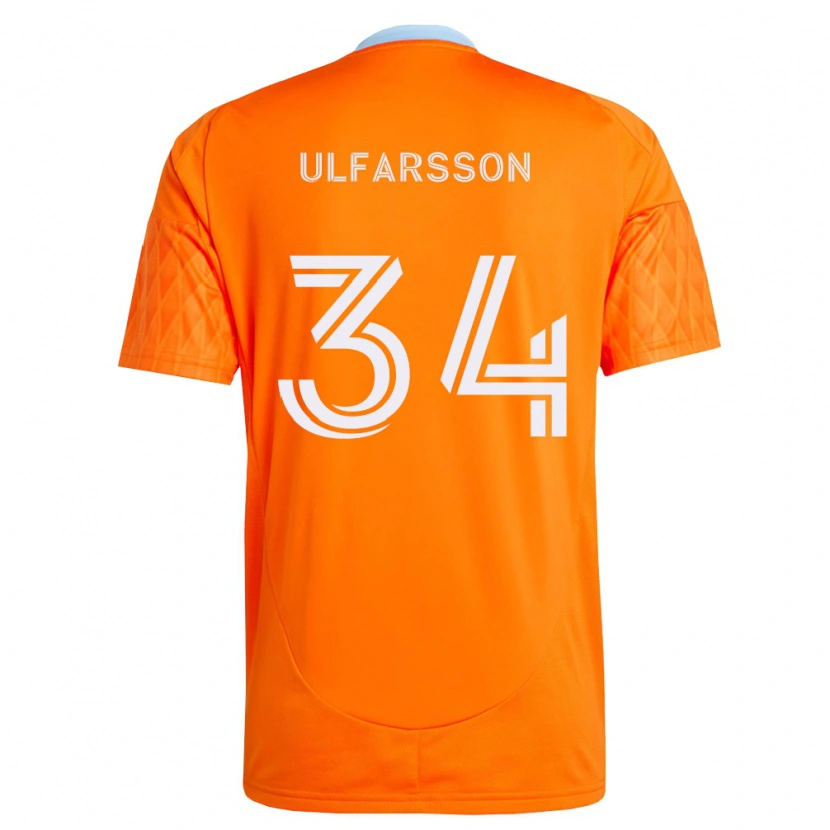 Danxen Mænd Thor Úlfarsson #34 Orange Hvid Hjemmebane Spillertrøjer 2026/27 Trøje T-Shirt