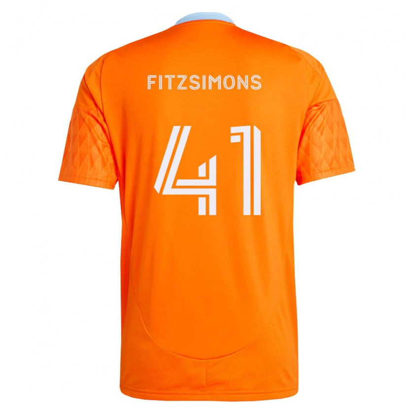 Danxen Mænd Brogan Fitzsimons #41 Orange Hvid Hjemmebane Spillertrøjer 2026/27 Trøje T-Shirt