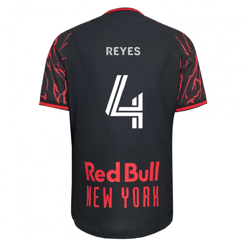 Danxen Mænd Andrés Reyes #4 Rød Sort Hvid Hjemmebane Spillertrøjer 2026/27 Trøje T-Shirt