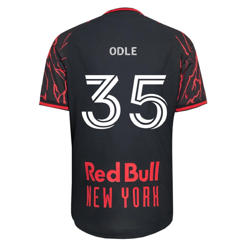 Danxen Mænd Dallas Odle #35 Rød Sort Hvid Hjemmebane Spillertrøjer 2026/27 Trøje T-Shirt