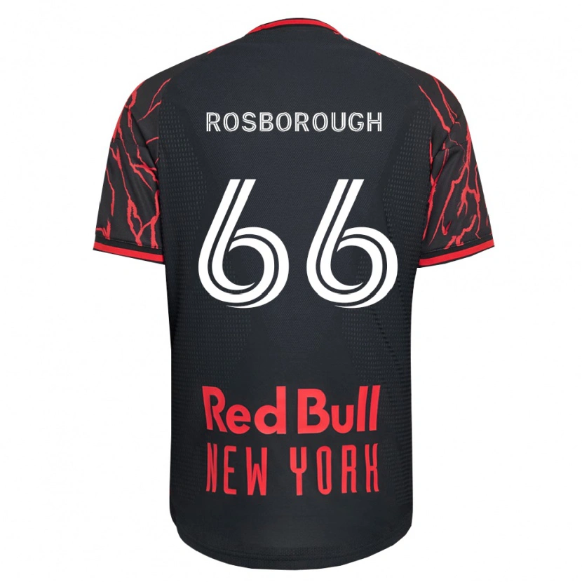 Danxen Mænd Tanner Rosborough #66 Rød Sort Hvid Hjemmebane Spillertrøjer 2026/27 Trøje T-Shirt