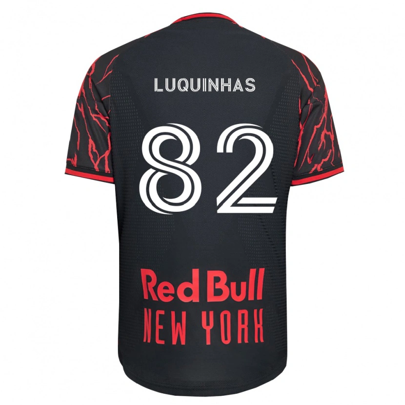 Danxen Mænd Luquinhas #82 Rød Sort Hvid Hjemmebane Spillertrøjer 2026/27 Trøje T-Shirt