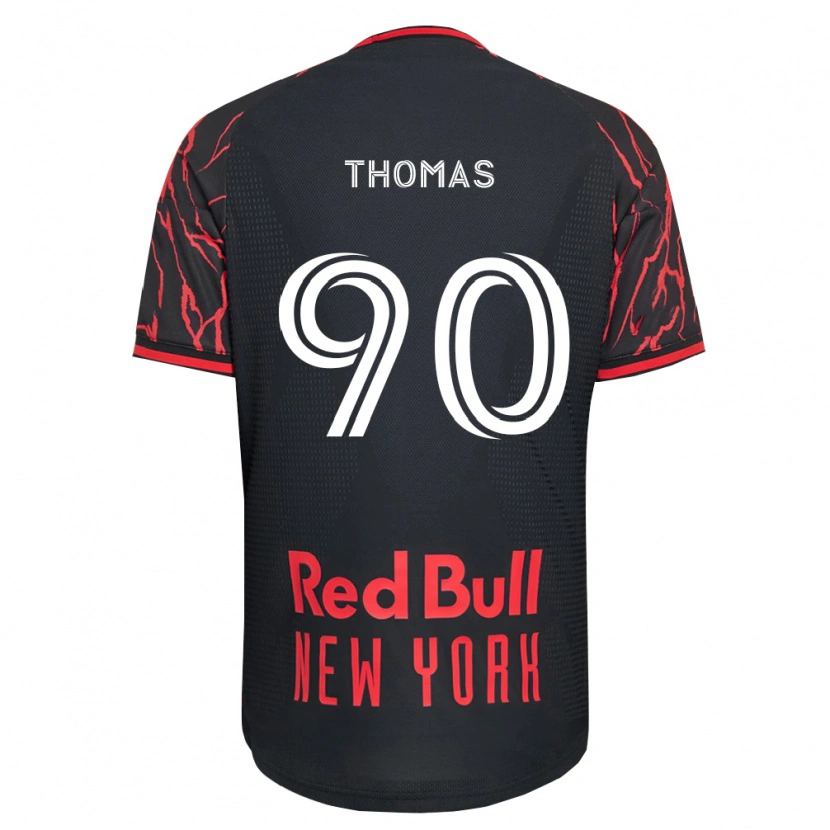 Danxen Mænd Oladayo Thomas #90 Rød Sort Hvid Hjemmebane Spillertrøjer 2026/27 Trøje T-Shirt